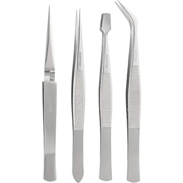 Basetech BT-2108046 Pinzetten-Set 4teilig – Bild 2