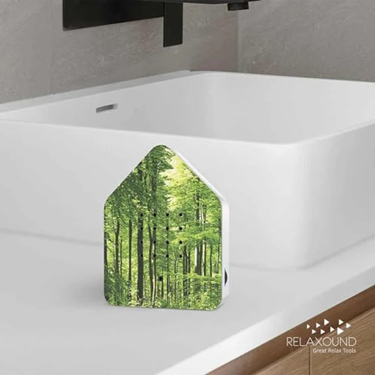 Zwitscherbox UV Print Wald grün – Bild 3