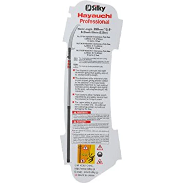 Silky Profi Teleskopsäge Hayauchi 4-teilig 2370-6300mm inkl. Blatt – Bild 7