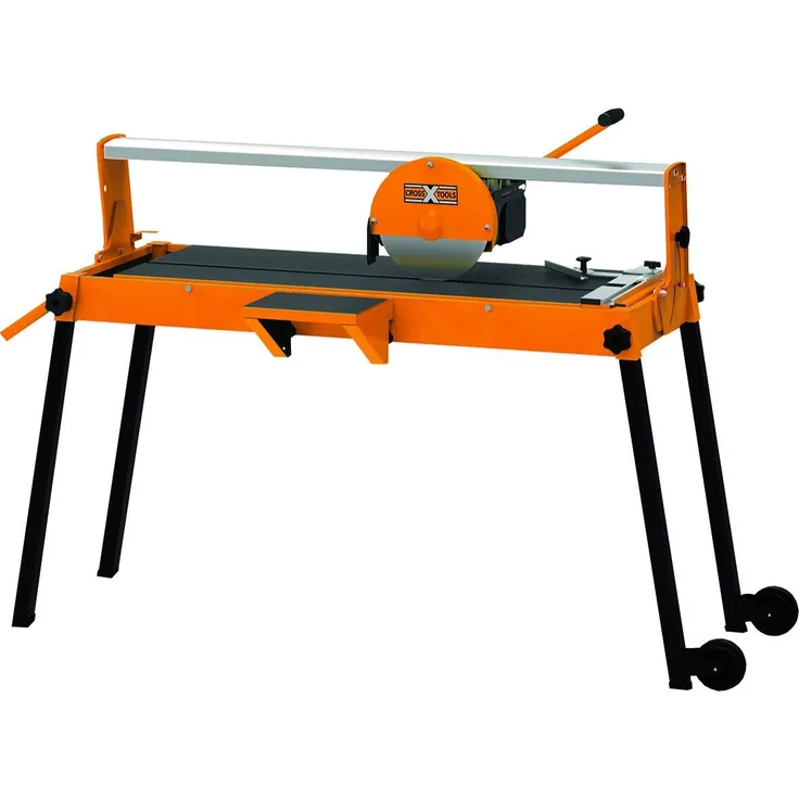 Cross Tools CSC 230-1200 PRO, Steintrennmaschine mit 1.200 W und kühlendem Pump-System, für präzise Gehrungs- und Jollyschnitte bis 45°