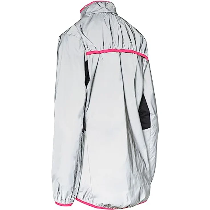 Trespass Damen Regenjacke Lumi, wasserdicht, winddicht, silber – Bild 5