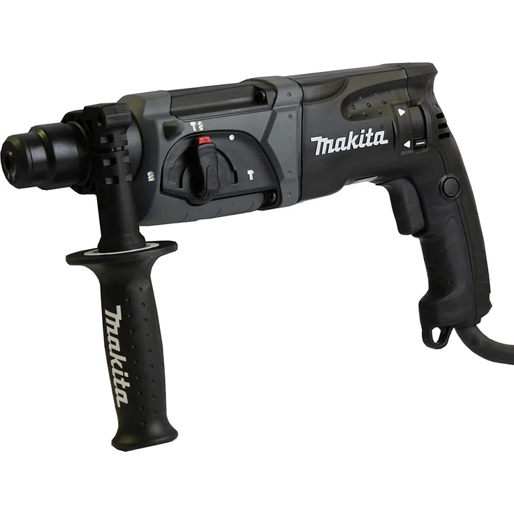 Makita HR2470BX40 Kombi-Hammer (inklusiv SDS-PLUS Bohrer-Set im Transportkoffer, 780 W, 230 V) – Bild 3