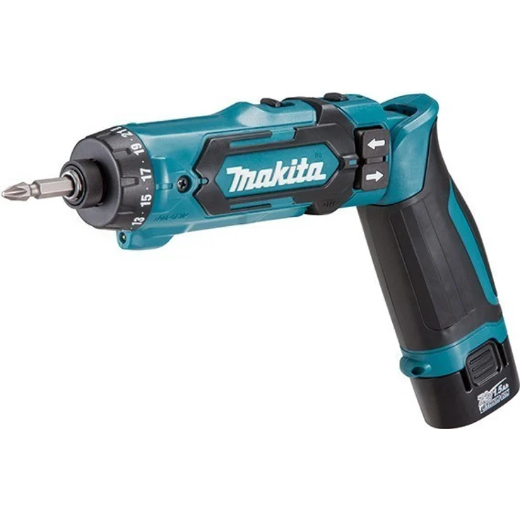 Makita DF012DSE Akku-Knickschrauber 7,2 V 2 x Akku und Ladegerät im Koffer – Bild 1