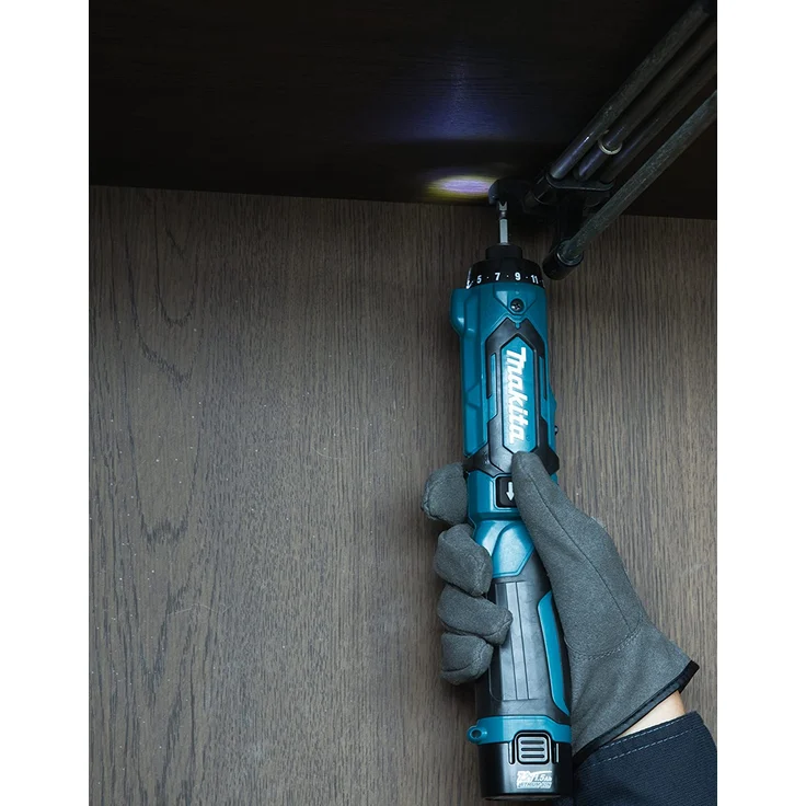 Makita DF012DSE Akku-Knickschrauber 7,2 V 2 x Akku und Ladegerät im Koffer – Bild 6