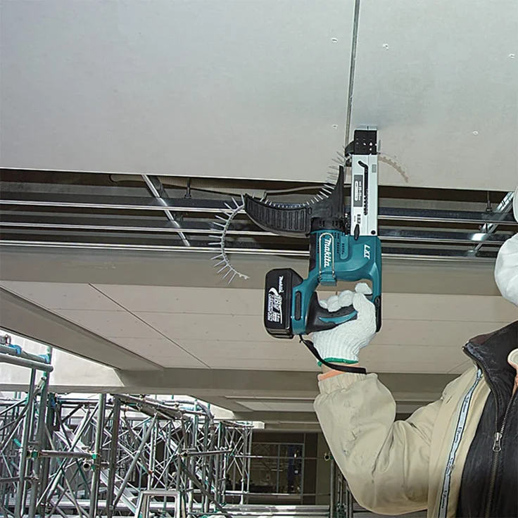 Makita DFR550Z Magazinschrauber 25-55mm 18 V (ohne Akku, ohne Ladegerät), 180 W, Blau, Silber – Bild 4