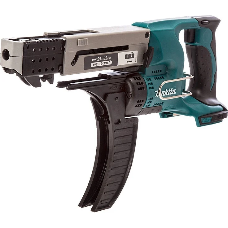 Makita DFR550Z Magazinschrauber 25-55mm 18 V (ohne Akku, ohne Ladegerät), 180 W, Blau, Silber – Bild 3