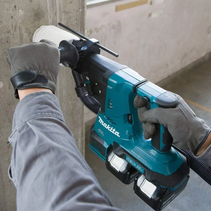 Makita DHR280ZJ 2x18V SDS-Plus Akku-Kombi-Hammer - ohne Akku ohne Ladegerät mit Koffer – Bild 5