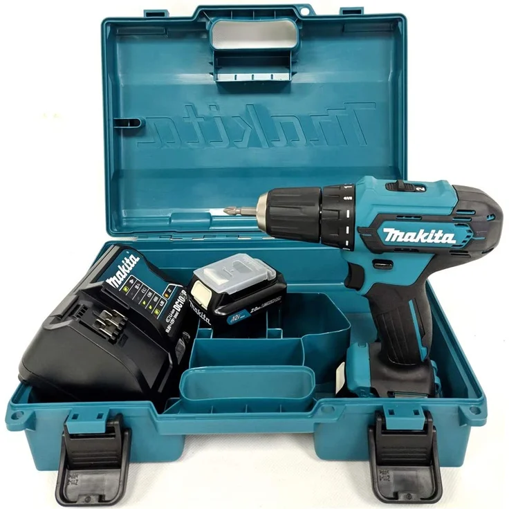 Makita DF333DSAE 12V Akku Bohrschrauber 2x Akku 2,0 Ah Ladegerät und Werkzeugkoffer – Bild 4