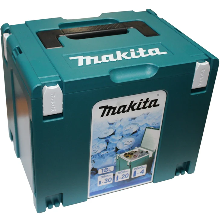 Makita Makpac 4 System Koffer Cool Case Kühlbox 18 Liter Volumen mit Isolierauskleidung 198253-4 – Bild 1