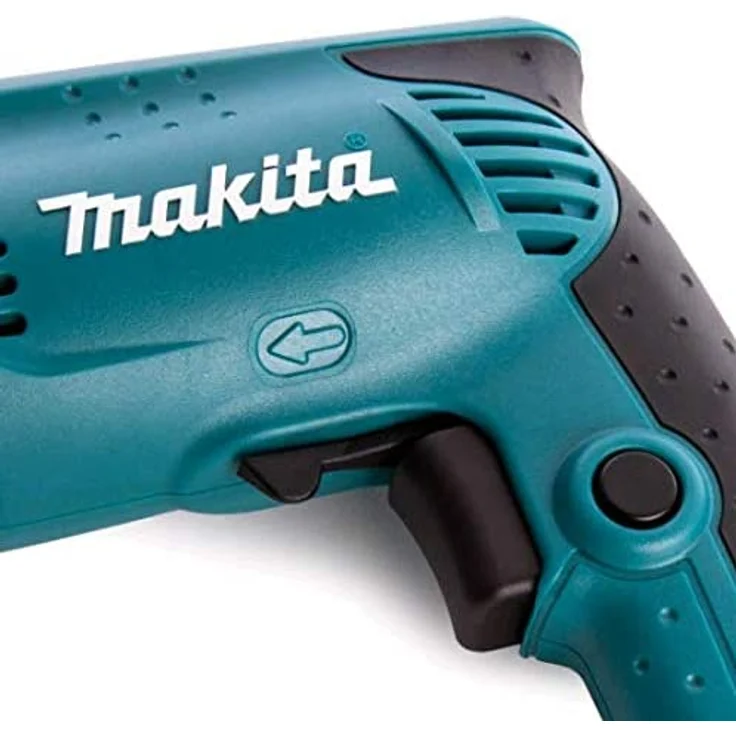 Makita Bohrmaschine (6413) 450 W 1-Gang 3000 U/min Schnellspannbohrfutter 1,3kg – Bild 2