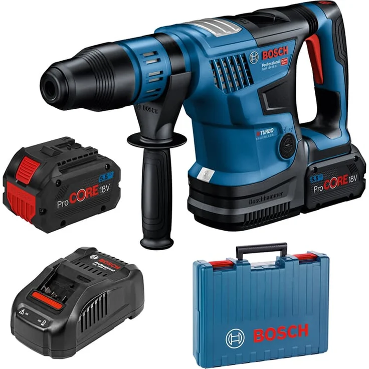 Bosch Professional GBH 18V-36 C Akku-Bohrhammer BITURBO SDS max 7 J 2x Akku 5,5Ah, Schnellladegerät - 0611915003 – Bild 1