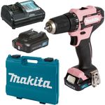 Makita DF333DWAP2 Akku Bohrschrauber rosa 12V Li-Ion Cxt