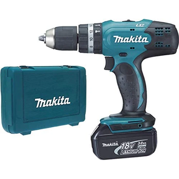 Makita DHP453RFE Akku-Schlagbohrschrauber 42 Nm Schlagstopp 18V 2xAkku Ladegerät – Bild 9