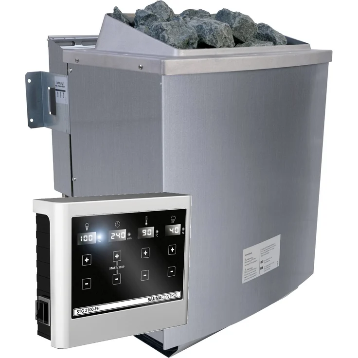 Karibu Bio-Saunaofen, 9 kW, externe Steuerung, (1-St), mit Steinen