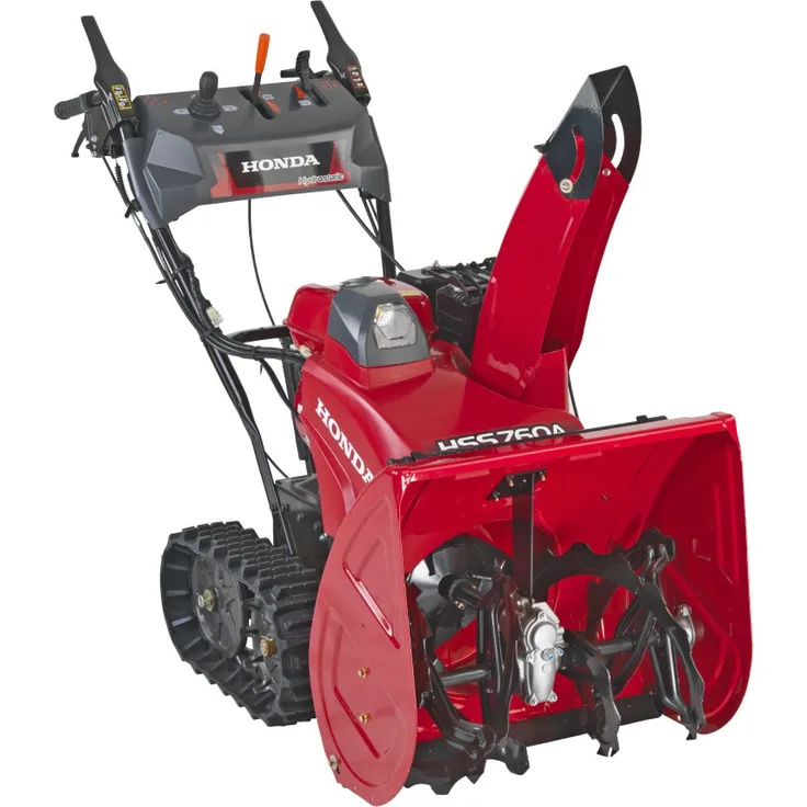 Honda Schneefräse HSS 760A T - Raupenantrieb Räumbreite 60,5 cm Elektrostart zweistufig Höhe 55 cm Weite 15 m