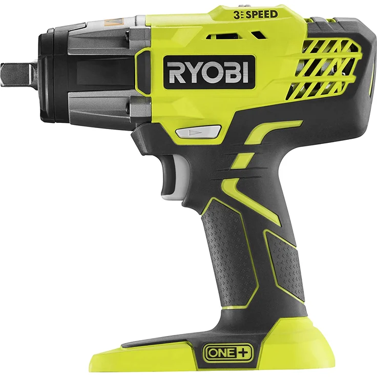 Ryobi R18IWPI-115G Akku-Maschinenset 18 V Schlagschrauber und Kompressor, mit Akku und Ladegerät inkl. 3 Ratschen-Nüsse 17, 19 & 21 mm – Bild 4