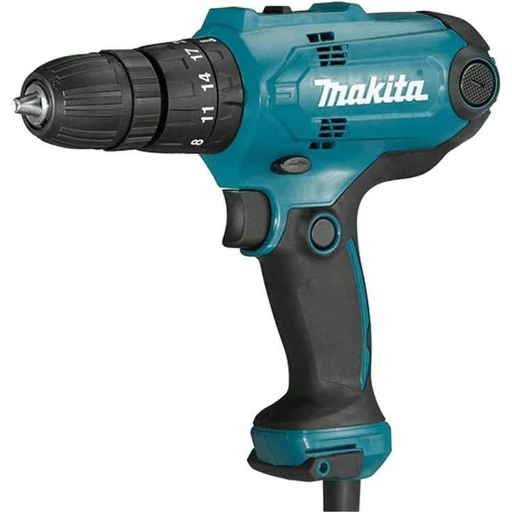 Makita Schlagbohrmaschine Bohrschrauber HP0300, 230V, 10mm, 320W – Bild 1