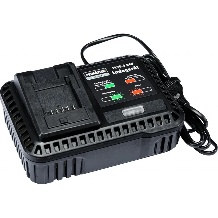 Primaster Pro Akku-Ladegerät'' ''für 20 V und 20-40 V Akku''''
