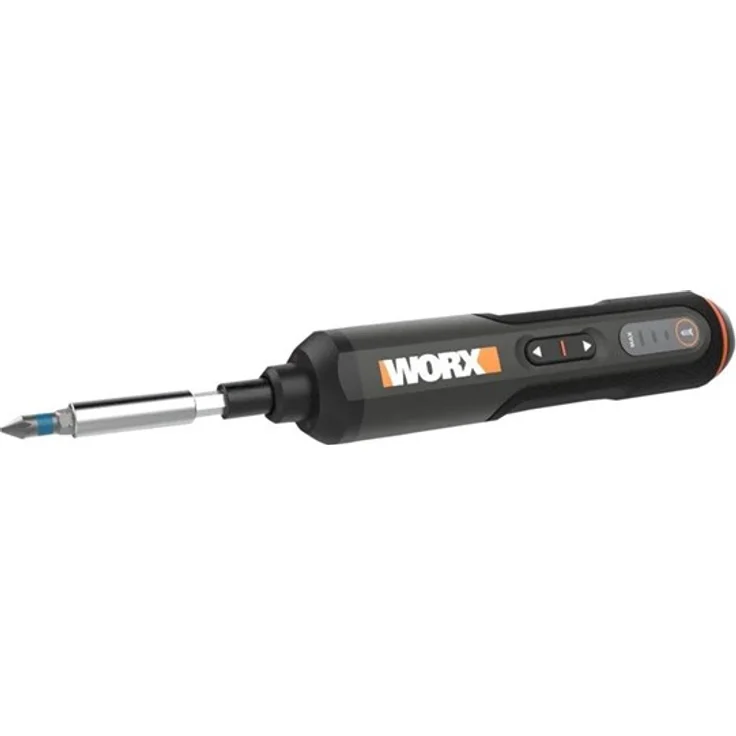 WORX 4V Akkuschrauber Set WX240 Elektrischer Schraubendreher Gerader Griff Schwarz Grau Orange 300 RPM 2 5 Nm 5 Nm – Bild 1