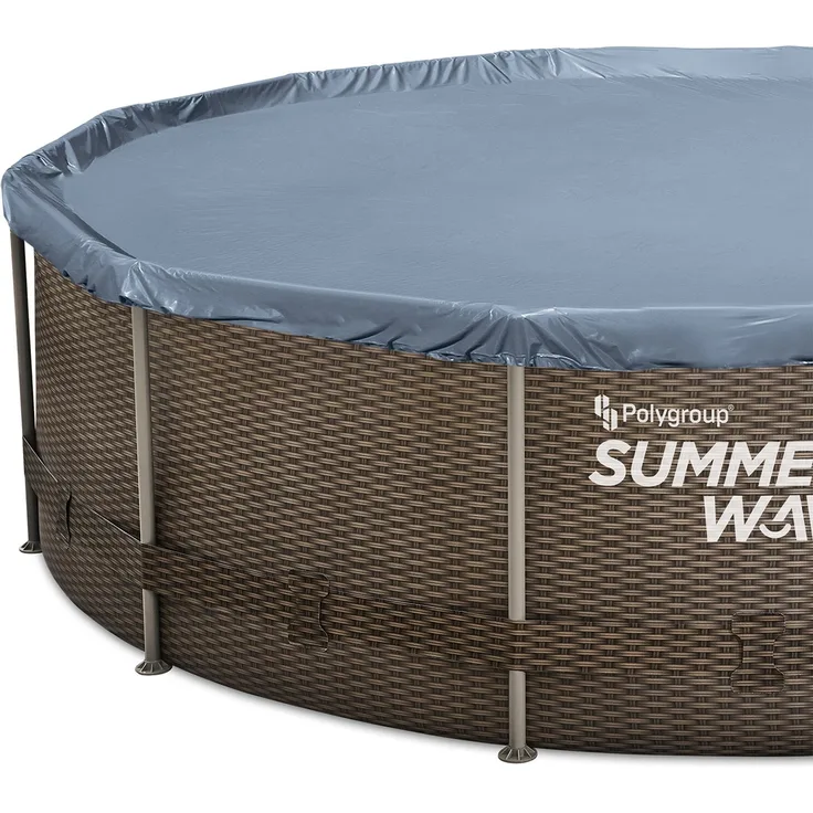 Summer Waves Rundpool Active Frame Swimmingpool'' ''Ø 457 x 106 cm, braun''''