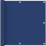vidaXL Balkon-Sichtschutz Blau 90x600 cm Oxford-Gewebe