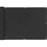 vidaXL Balkonsichtschutz Oxfordgewebe 75x600 cm Anthrazit