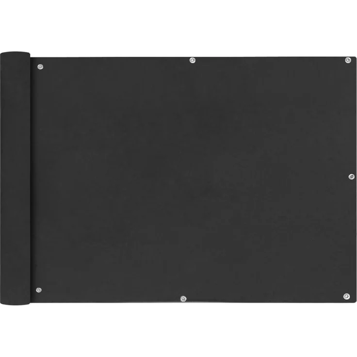 vidaXL Balkonsichtschutz Oxfordgewebe 75x600 cm Anthrazit – Bild 1