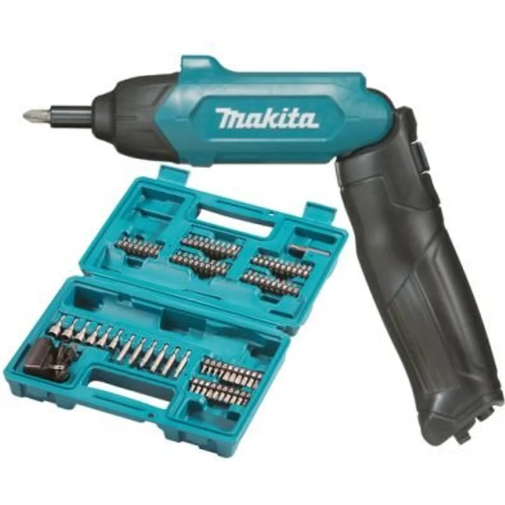 Makita Akku-Stabschrauber (mit 81tlg. Zubehör, 6 W, 3.6 V) DF001DW – Bild 3