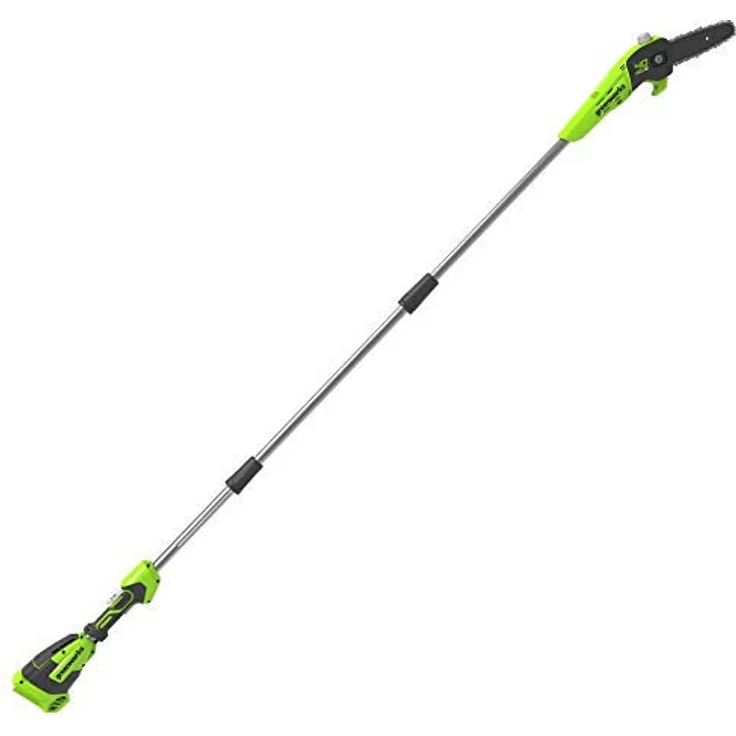 Greenworks Akku-Hochentaster G40PSF Li-Ion 40V 20cm Schwertlänge 8 m s Kettengeschwindigkeit Alustan