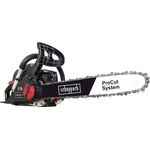 Scheppach Benzin Kettensäge CSP41 mit ProCut Qualitäts-Schwert und -Kette, 1,9 PS Leistung, 40cm Schwertlänge, 37,5cm Schnitt, automatische Kettenschmierung, inkl. Handschutz und Systembremse