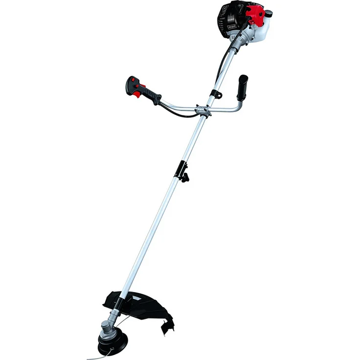 Scheppach Benzin-Motorsense BCH3300PB 1,22 PS - mit Doppelfaden, 3-Messer-Blatt und Schultergurt, inkl. 2 Spule – Bild 2