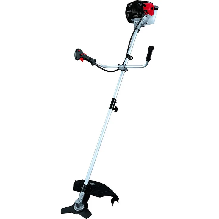 Scheppach Benzin-Motorsense BCH3300PB 1,22 PS - mit Doppelfaden, 3-Messer-Blatt und Schultergurt, inkl. 2 Spule
