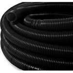 15m - 32mm - Solarschlauch schwarz mit Muffe für Pool 165g-m - Made in Europe