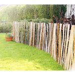 iWerk Staketenzaun Haselnuss 90 x 400 cm, gerollt