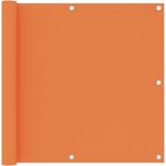 vidaXL Balkon-Sichtschutz Orange 90x600 cm Oxford-Gewebe