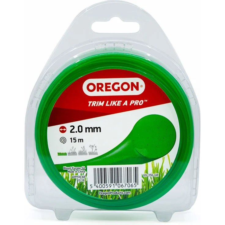 Oregon 69-350-Y Rasentrimmerfaden Draht für Rasentrimmer und Freischneider, Gelb, 69-356-GR – Bild 1