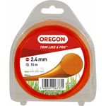 Oregon 69-350-Y Rasentrimmerfaden Draht für Rasentrimmer und Freischneider, Gelb, 69-362-OR