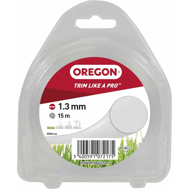 Oregon 69-350-Y Rasentrimmerfaden Draht für Rasentrimmer und Freischneider, Gelb, 69-482-CL – Bild 1