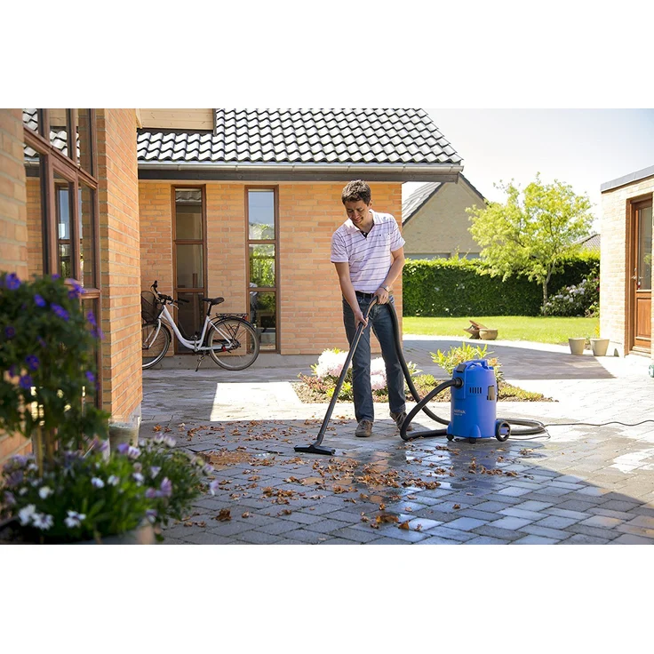 Nilfisk Multi II 18 T Nass--Trockensauger, für die Reinigung im Innen- & Außenbereich, 18 Liter Fassungsvermögen, 1200 W Eingangsleistung (blau) Beutel 18 Liter – Bild 4