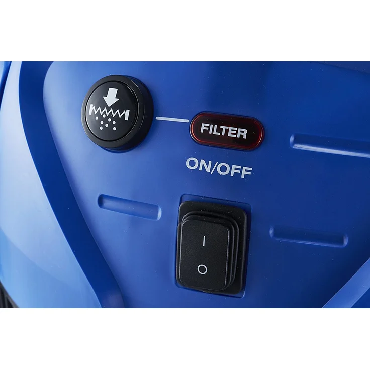 Nilfisk Multi II 22 INOX EU Nass--Trockensauger, für die Reinigung im Innen- & Außenbereich, 22 Liter Fassungsvermögen, 1200 W Eingangsleistung, 230 V (blau) beutellos 22 Liter – Bild 3