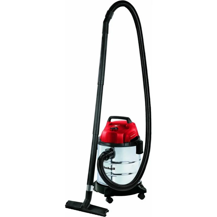 Einhell Nass-Trockensauger TC-VC 1820 S (1250 W, 20 L, Blasanschluss, Zubehörhalterung, inkl. Kombidüse Nass--Trockensaugen, Fugendüse, Plastikschlauch 1,5m, 3tlg. Plastikrohr, Schaumstofffilter) Beutel - beutellos 20 Liter – Bild 1