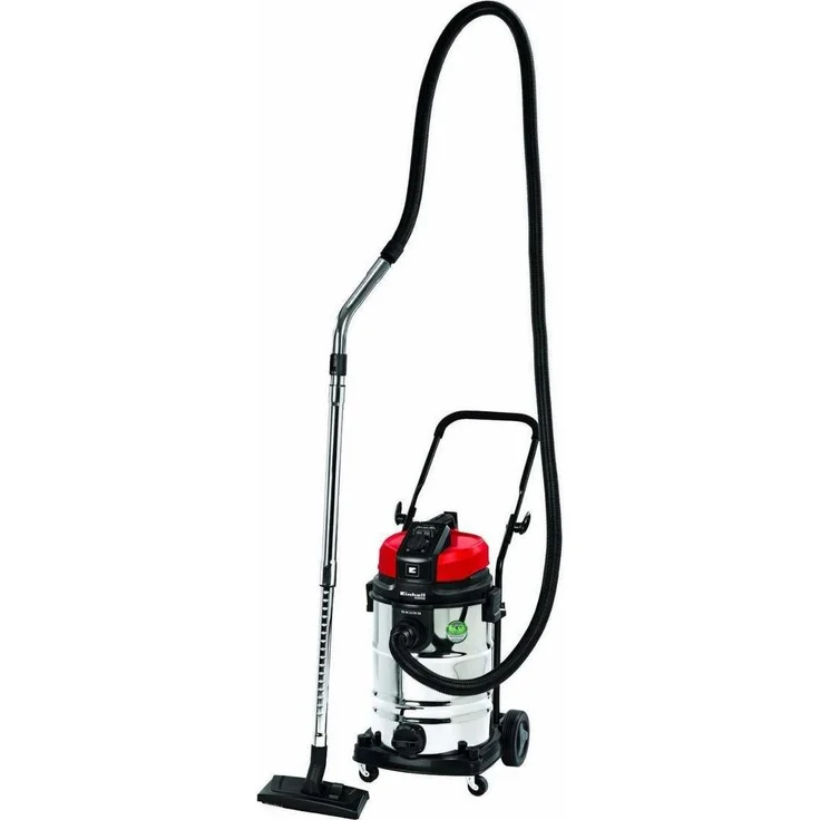 Einhell Nass-Trockensauger TE-VC 2230 SA (ECO-Technologie, 1.150 W, 30l Edelstahlbehälter, Blasanschluss, Fehlluftregler, inkl. Kombidüse Teppich--Glattboden, Schlauch 3m, Teleskoprohr) Beutel 30 Liter – Bild 2