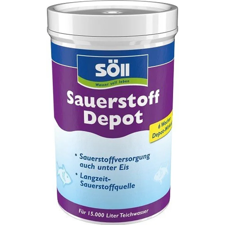 Söll 17242 SauerstoffDepot-Tabs - Bringt Fische gesund durch den Winter - 30 Tabs