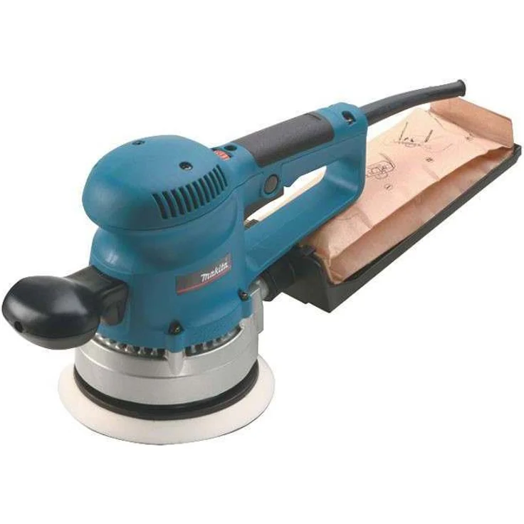 Makita Exzenterschleifer 150 mm mit Schleifpapier-Set im Makpac, BO6030JX – Bild 1
