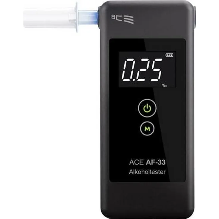 A AF-33 Alkoholtester Dunkelgrau 0.00 bis 5.00 inkl. Display – Bild 1
