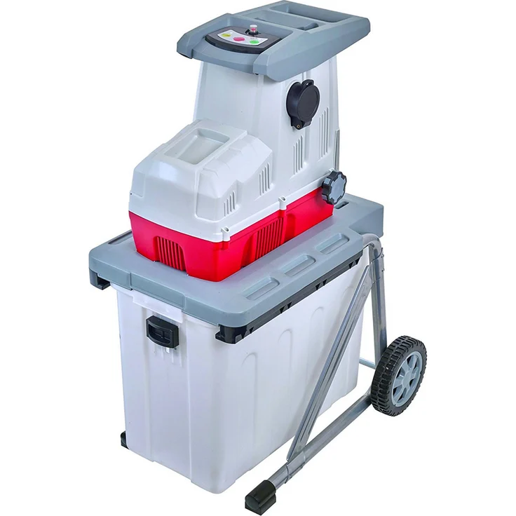 IKRA Elektro Gartenhäcksler Walzenhäcksler ILH 3000 A leise robust wartungsarm starke 3 000W Aststärke bis 44mm Leisehäcksler Leistung 3 000 W Häckselsystem Walze Max Aststärke 4 4 cm Fangkorbvolumen 60 l – Bild 2