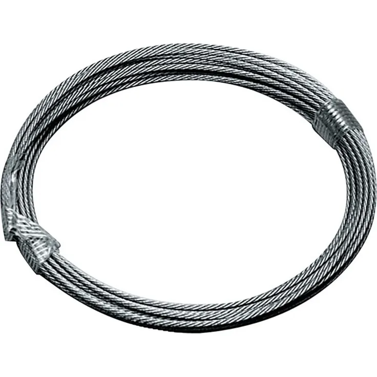 Drahtseil D.5,0mm L.10m 6 x 7 FE Bruchkraft 9,19 kN Stahl,verz.
