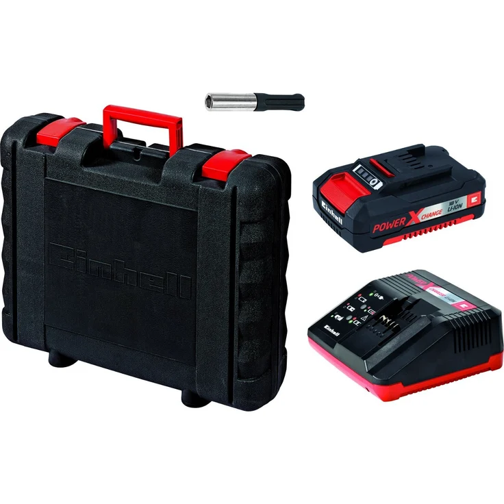 Einhell Power X-Change Akku Bohrhammer TE-HD 18 Li Set Power X-Change PXC (Lithium Ionen, 18 V, 1,2 J, Bohrleistung in Beton 12 mm, SDS-Plus-Aufnahme, LED-Licht, inkl. 1,5 Ah Akku und Ladegerät) – Bild 4