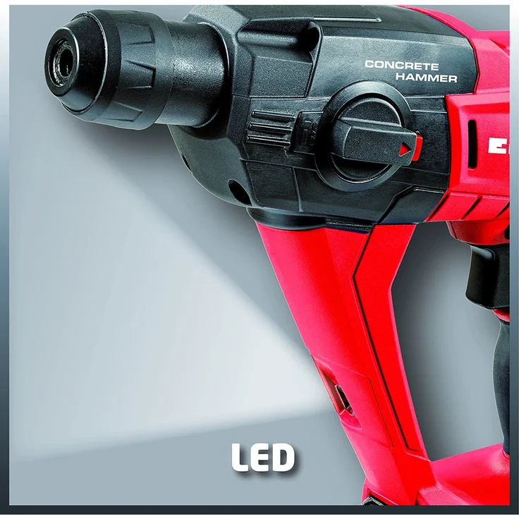 Einhell Power X-Change Akku Bohrhammer TE-HD 18 Li Set Power X-Change PXC (Lithium Ionen, 18 V, 1,2 J, Bohrleistung in Beton 12 mm, SDS-Plus-Aufnahme, LED-Licht, inkl. 1,5 Ah Akku und Ladegerät) – Bild 10