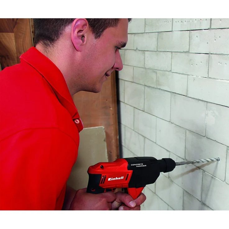 Einhell Power X-Change Akku Bohrhammer TE-HD 18 Li Solo Power X-Change PXC (Lithium Ionen, 18 V, 1,2 J, Bohrleistung in Beton 12 mm, SDS-Plus-Aufnahme, LED-Licht, ohne Akku und Ladergerät) – Bild 6